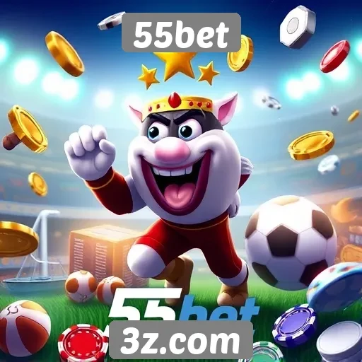 55bet oferece uma ampla gama de jogos online