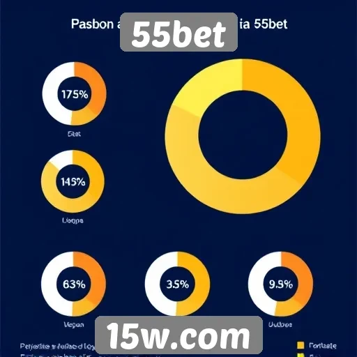 Estatísticas sobre a base de jogadores do 55bet