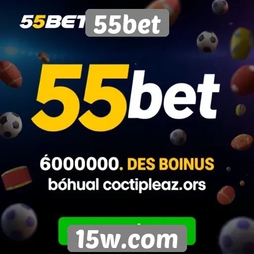 Bônus e promoções oferecidos pelo 55bet