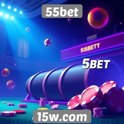 Popularidade de jogos de cassino no 55bet