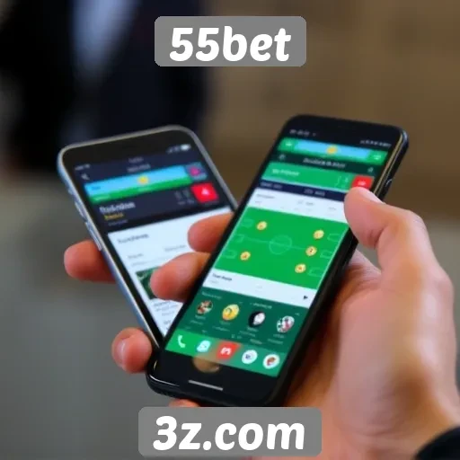 Acessibilidade do site 55bet em dispositivos móveis