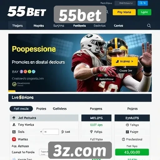 Ofertas e promoções disponíveis na 55bet