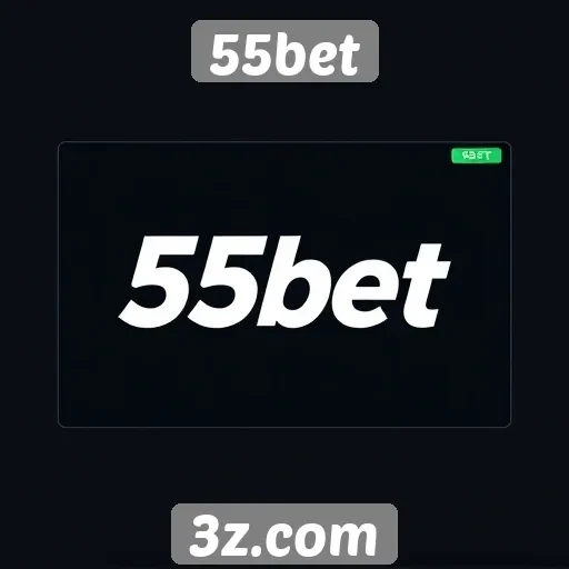 Interface do usuário no site 55bet